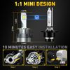 AUXITO D2S D2R LED Headlight Bulb High Low Beam Conversion Kit HID LED White D