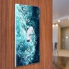 WIRESTER Single Gang Toggle Light Switch Plate/Wall Plate Cover - Blue Ocean Wave