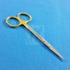 2 IRIS SURGICAL OPHTHALMIC SCISSORS STRAIGHT+CURVED W/ TUNGSTEN CARBIDE INSERTS