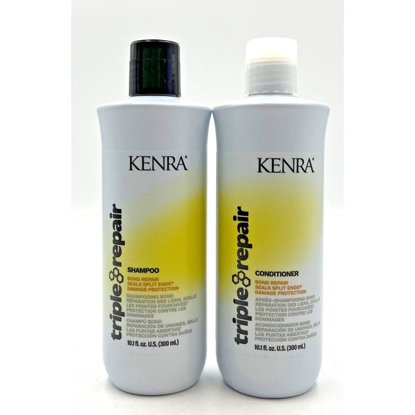 Kenra Triple Repair Shampoo & Conditioner For Bond Repair 10.1 oz Duo