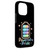 Powered by Pride Colorful Rainbow Battery Case for iPhone 13 Pro