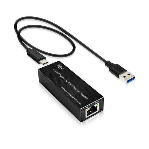 USB3.0 to 2.5G RJ45 Ethernet Adapter, Type-C to 2.5Gbps LAN Network Card, 10/100/1000M/2.5Gbps Ethernet NIC Network Adaptor for Windows Server/Windows/Linux