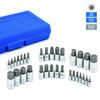 32 PC MASTER ALLEN WRENCH BIT KIT HEX KEY FOR RATCHET SOCKET TOOL SAE METRIC SET