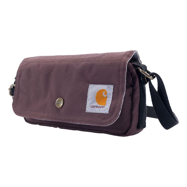 Carhartt Legacy Women's Essentials Crossbody Bag and Waist Pouch, Wine