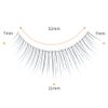 Musettes False Eyelashes, 4D Clear Band, False Eyelashes, Natural False Eyelashes, Ultra Lightweight, Soft, Handmade False Eyelashes, Long Tail, Clustered, 3 Pairs, H47