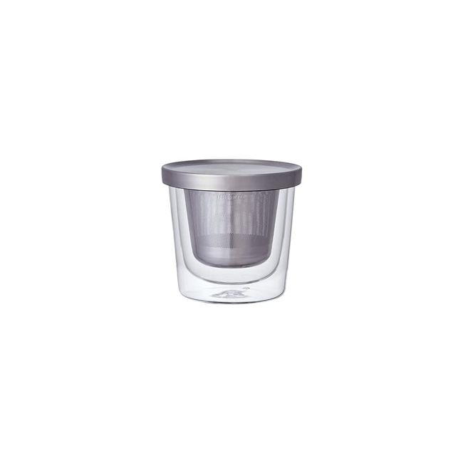 KINTO LT 21240 Cup with Strainer, 9.2 fl oz (260 ml), Heat Resistant Glass