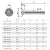 Entaniya M4-0.7 mm Screw Hex Socket Countersunk Bolt (5 Pieces) [MCHS-M4-0.7] (8mm)