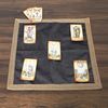 Indian Consigners Small Solid Color Velvet Cloth for Multipurpose Use (Silver), ICV1818