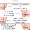 Exfoliates the face