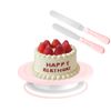 Cake Decorating Turntable,Cake Decorating Supplies with Decorating Comb/Icing Smoother(3pcs),2 Icing Spatula with Sided & Angled … (Blue)