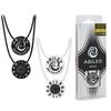 ABILES PLUS 440367 Black Eye Necklace, Black, S