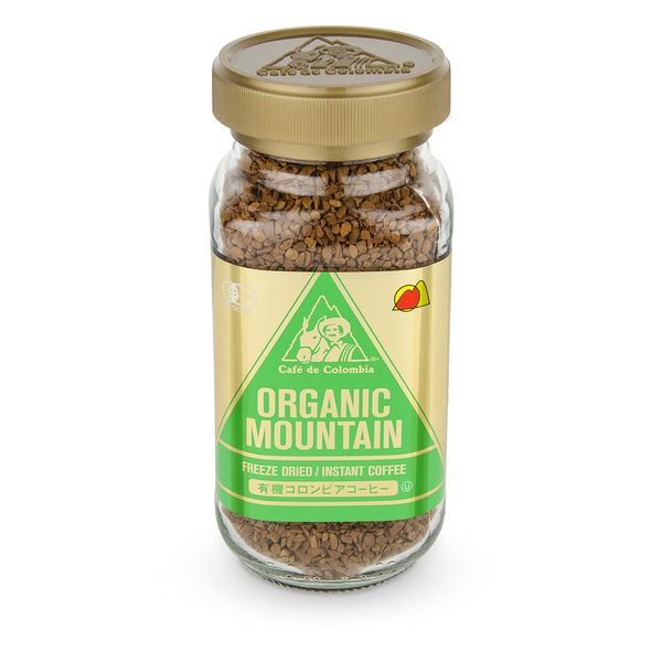 Arisan Organic Mountain Organic Mountain Organic Instant Coffee, 3.5 oz (100 g) (100% Colombian Arabica Seeds, Organic JAS Certified)