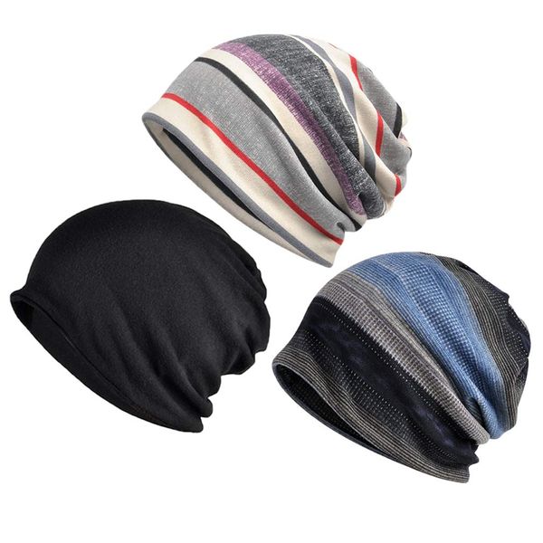 Kojoon Damen Chemo Hut 3er Pack Beanie Cap Schal Turbans Hut Gatsby Cancer Head Wraps