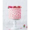 Leopard Print Cake Stencil Full Size Design