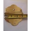 Solid Brass Trunk Hinge Restoration Hardware Large 3" Pair