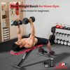 Basic Weight Bench for Home Gym, Foldable Workout Bench with 8 Backrests, 660LBS
