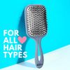 Cortex Beauty 3.5" Mixed Bristles Detangling Brush (Blue)