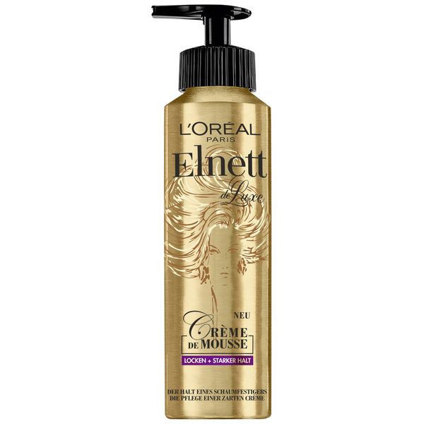 L'Oréal Paris, Elnett Crème De Mousse, Schiuma per capelli, 200 ml