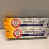 Arm & Hammer Fresh Mint Toothpaste Complete Care Anticavity Fluoride 2-Packs
