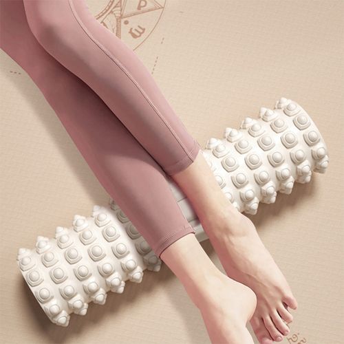 Peenist 3D bump EVA foam roller, white