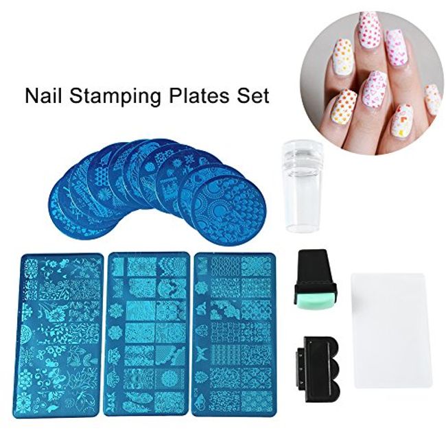 Random Pattern Nail Stamp Silicone Stamps Silicone Nail Tools