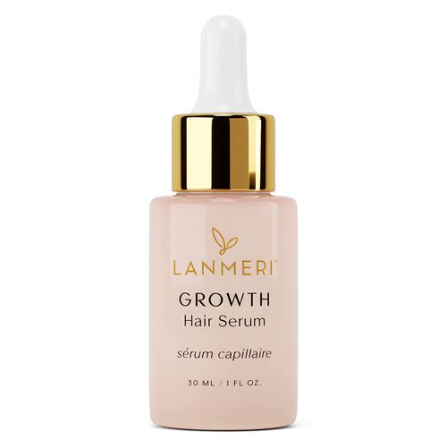 Lanmeri Vegan Hair Growth Serum - Scalp Serum for Thinning Hair and Hair Loss - Fuller-looking, Thicker and Healther Hair in 90 Days - Natural Hair Serum for Women & Men, All Hair Types