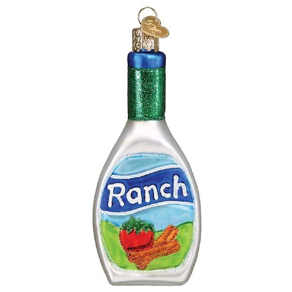 Old World Christmas Ranch Dressing Blown Glass 2020 Unique Christmas Ornaments for Christmas Tree Decorations