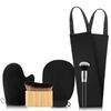 tanning mitt and brush