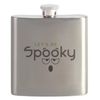 CafePress Lets Be Spooky Flask 7 oz Stainless Steel Drinking Flask