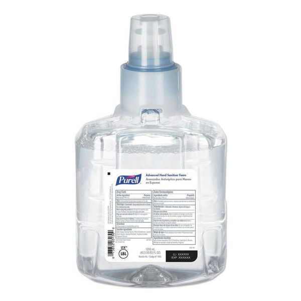 Purell 190502CT Advanced 1200 ml Hand Sanitizer Refill for LTX-12 (2/CT) New