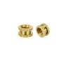 uxcell Knurled Insert Nuts - 100Pcs M3 x 3mm Length x 5mm OD Female Thread Brass Threaded Insert Embedment Nut for 3D Printer