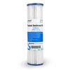 Pleated Polypropylene Water Filter Cartridge 2.5X10" 10 Micron 25 Pack
