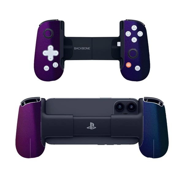 SopiGuard Sticker Skin for Backbone One Controller Full Body Wrap (Flip Deep Space)