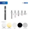 XFORT Key Locking Inline Window Handle Installation Kit in Polished Chrome, UPVC Window Handle Replacement, Lockable Window Lever