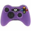 Protective cover for Microsoft Xbox 360 controller soft silicone rubber grip skin – Purple | ZedLabz
