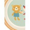 SIGIKID Plate Fox & Bear rPET "4 Friends" Mint, One Size, Mint