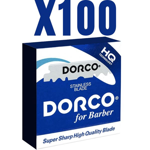 100 x Dorco Blue Razor Blades