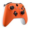 eXtremeRate Orange Faceplate Cover, Soft Touch Front Housing Shell Case, Comfortable Soft Grip Replacement Kit for Microsoft Xbox One X & One S Controller