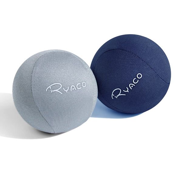 Ryaco 2 Stück Gel Stressball für Erwachsene - Antistressball Mit verschiedenen Stärken und Größen - Anti Stress Bälle für Konzentration - Motivierendes Knetball Spielzeug - Wutball