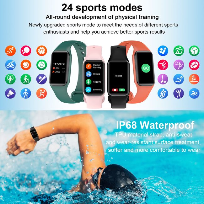 Blackview W10 IP68 Waterproof Bluetooth Calling Voice Assistant Smart Watch