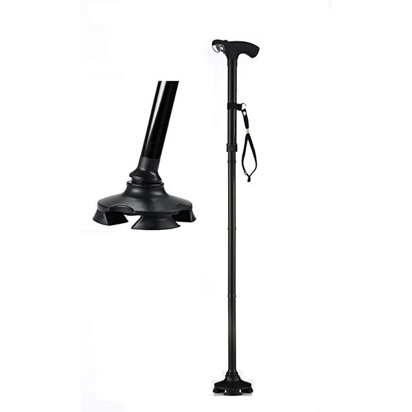 Self-Standing Cane, Short Cane, Best Walking Cane, Adjustable, Foldable