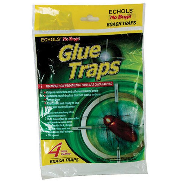 LOT (16)  GlueTraps Roach Traps Baited 4 Pack Disposable Child and Pet safe