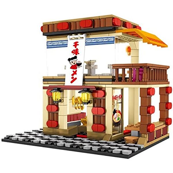 General Jim's Japanese Restaurant Urban Dining Experience Building Building Blocks Modular City Set