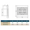 Cost Wise Bathroom/kitchen extractor fan 100mm/120mm model with a timer and humidityswitch (120mm)