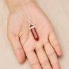 Philip Jones Carnelian Genuine Gemstone Necklace