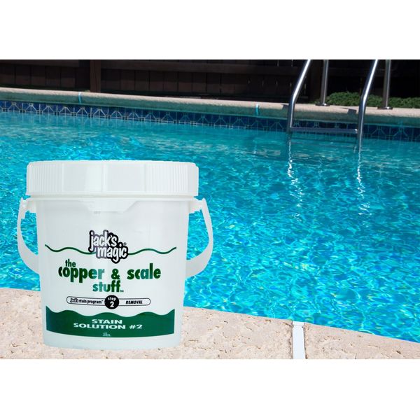 Jack's Magic The Copper & Scale Swimming Pool Chemical Stain Solution #2 - 5 lbs