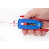 WEICON 51000002 Precision Wire Stripper S, Stripping Tool for fine Wires/Conductors, red/Blue