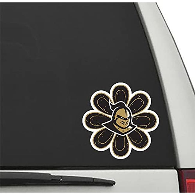 UCF Knights KNIGHT FLOWER 4" Vinyl Decal Central Florida Car Truck Sticker