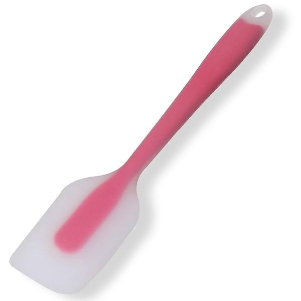 DAZISEN Food Grade Silicone Spatula - Multicolour Translucent Rubber Spatula Heat Resistant Non-Stick Cooking Baking Mixing Spatula Kitchen Utensils