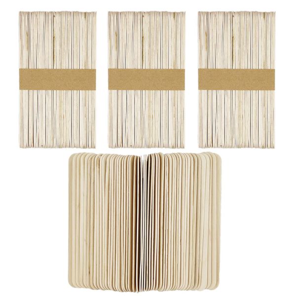 SZCXDKJ 150 Pieces Jumbo Lollipop Sticks, 150mm Natural Wood Craft Sticks, Lolly Sticks for Home and School Crafts, Popsicle Sticks, Suitable for Arts and Handwork, Classroom Art Supplies